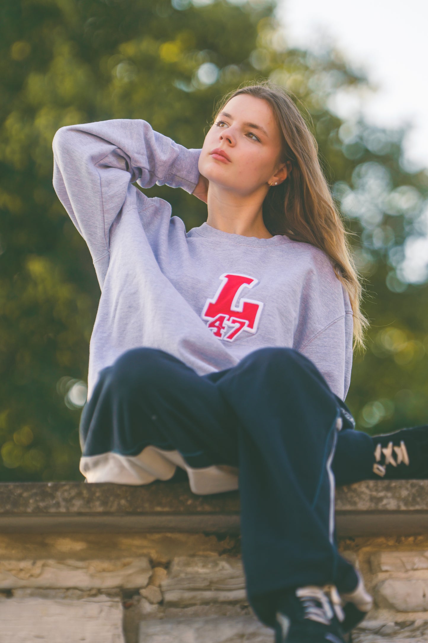 47er College Pullover Grau