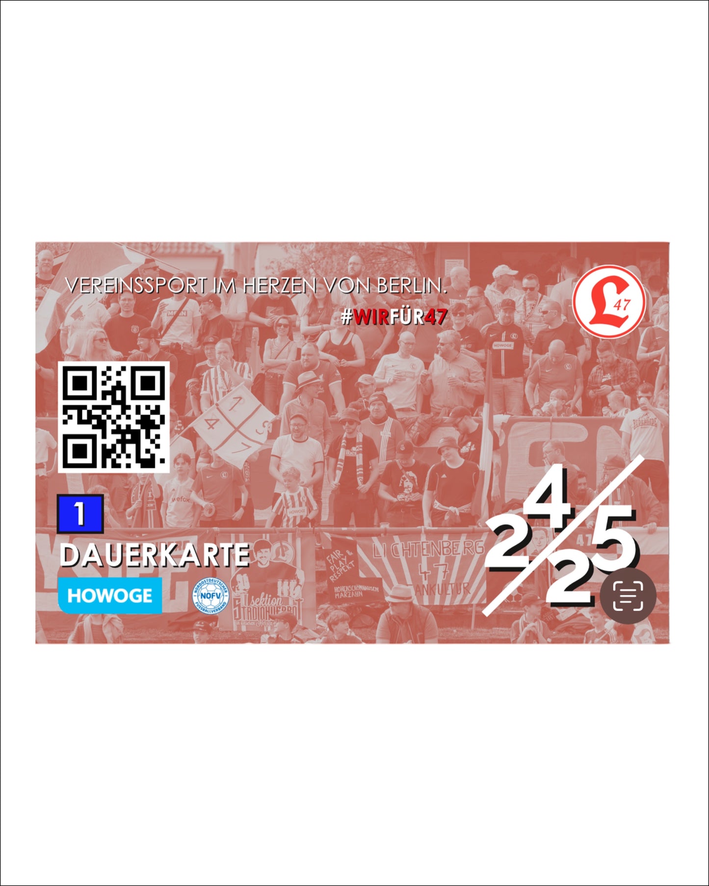 Rückrunden-Dauerkarte Saison 24/25 (Ermäßigt)