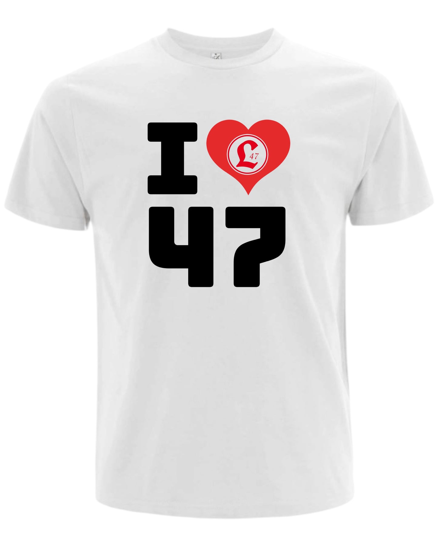 47er T-Shirt Love weiß