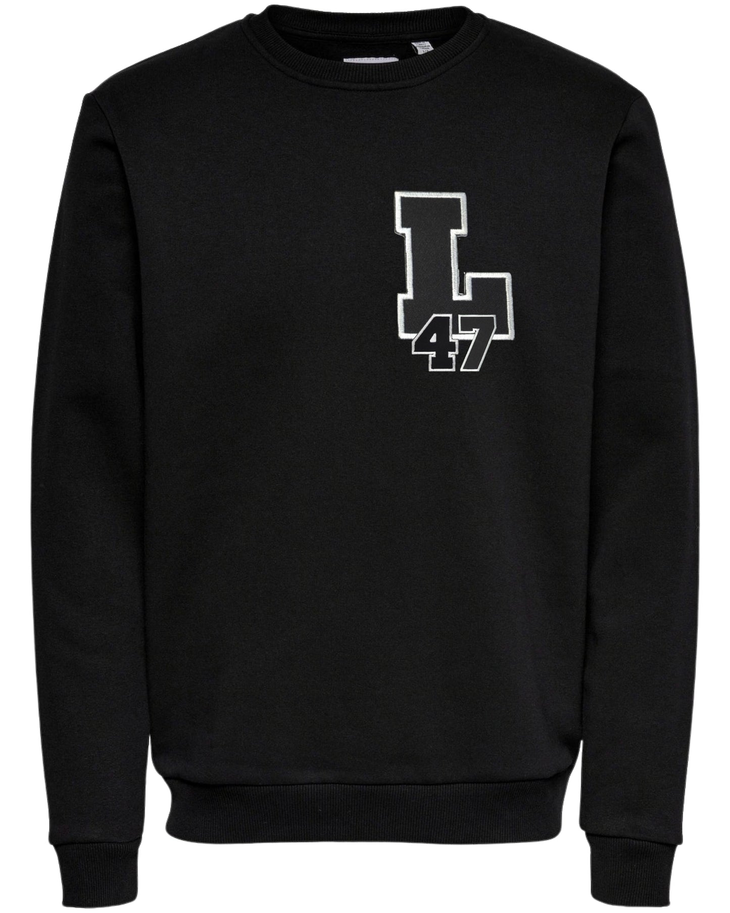 47er College Pullover Schwarz - Lichtenberg 47