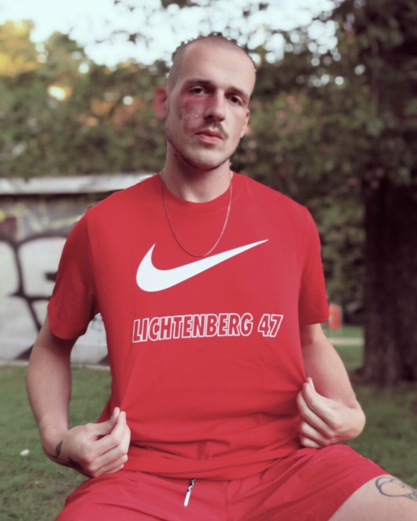 Nike 47er T-Shirt Rot - Lichtenberg 47