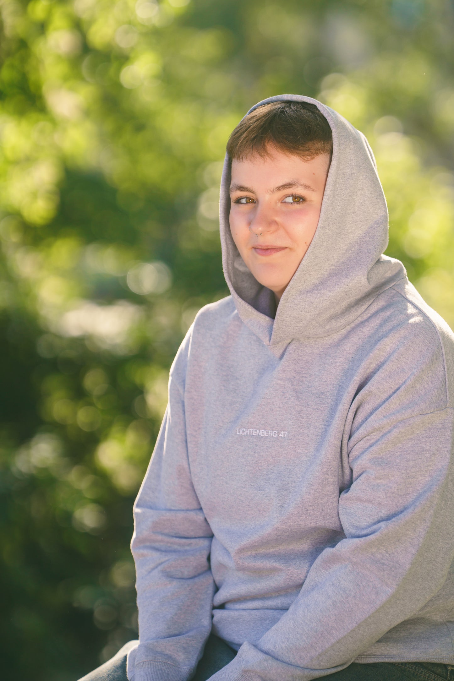 47er Hoodie grau