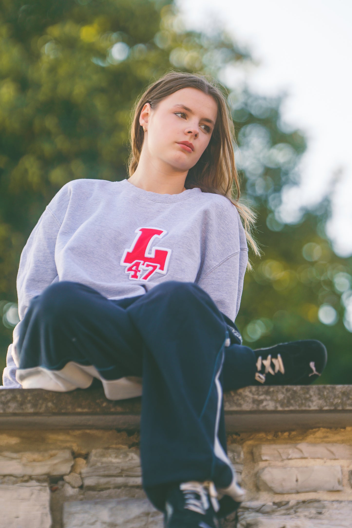 47er College Pullover Grau