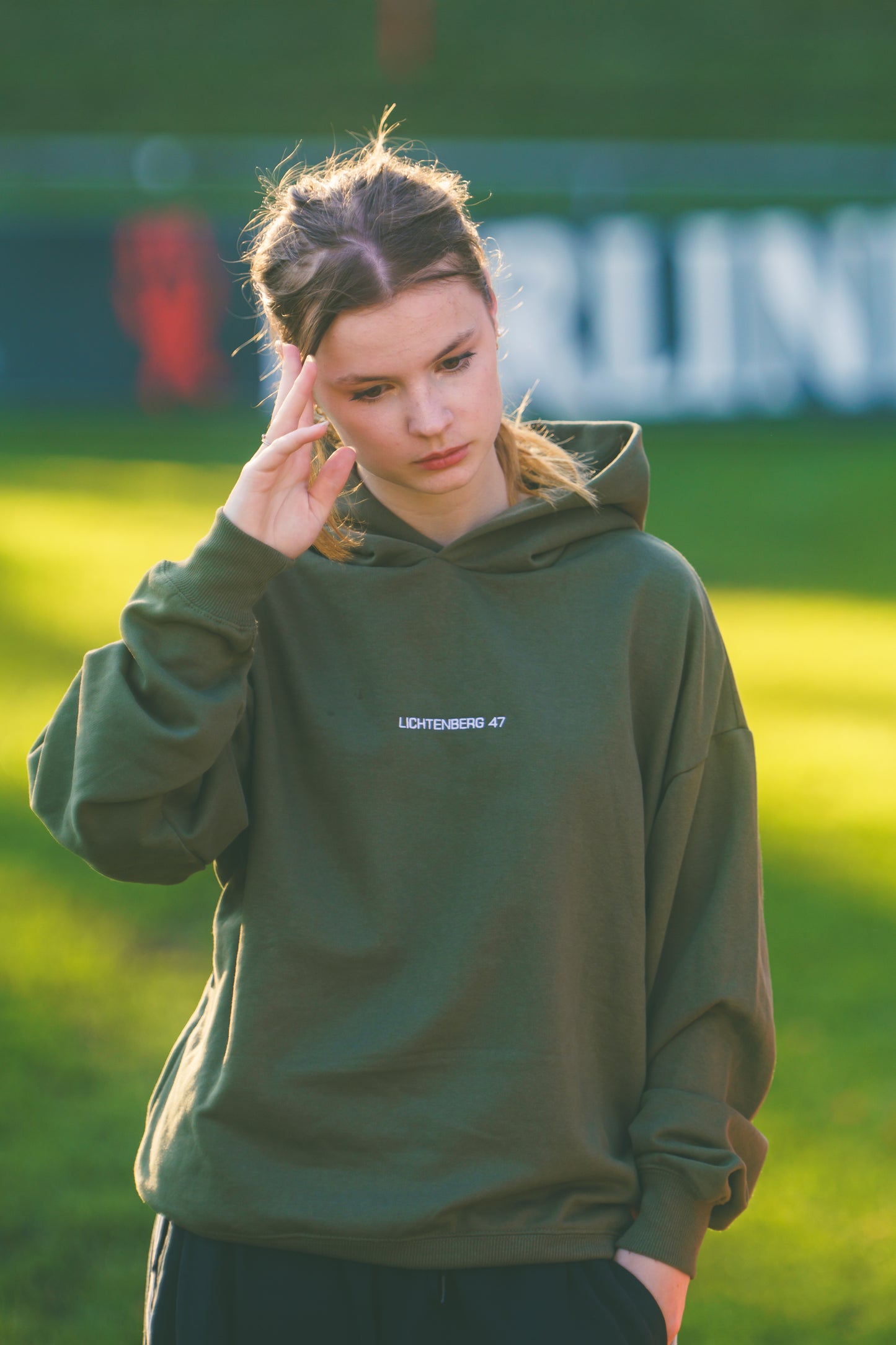 47er Hoodie olive