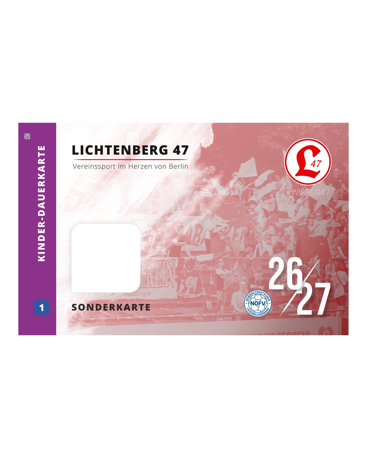 Kinder-Dauerkarte Saison 26/27