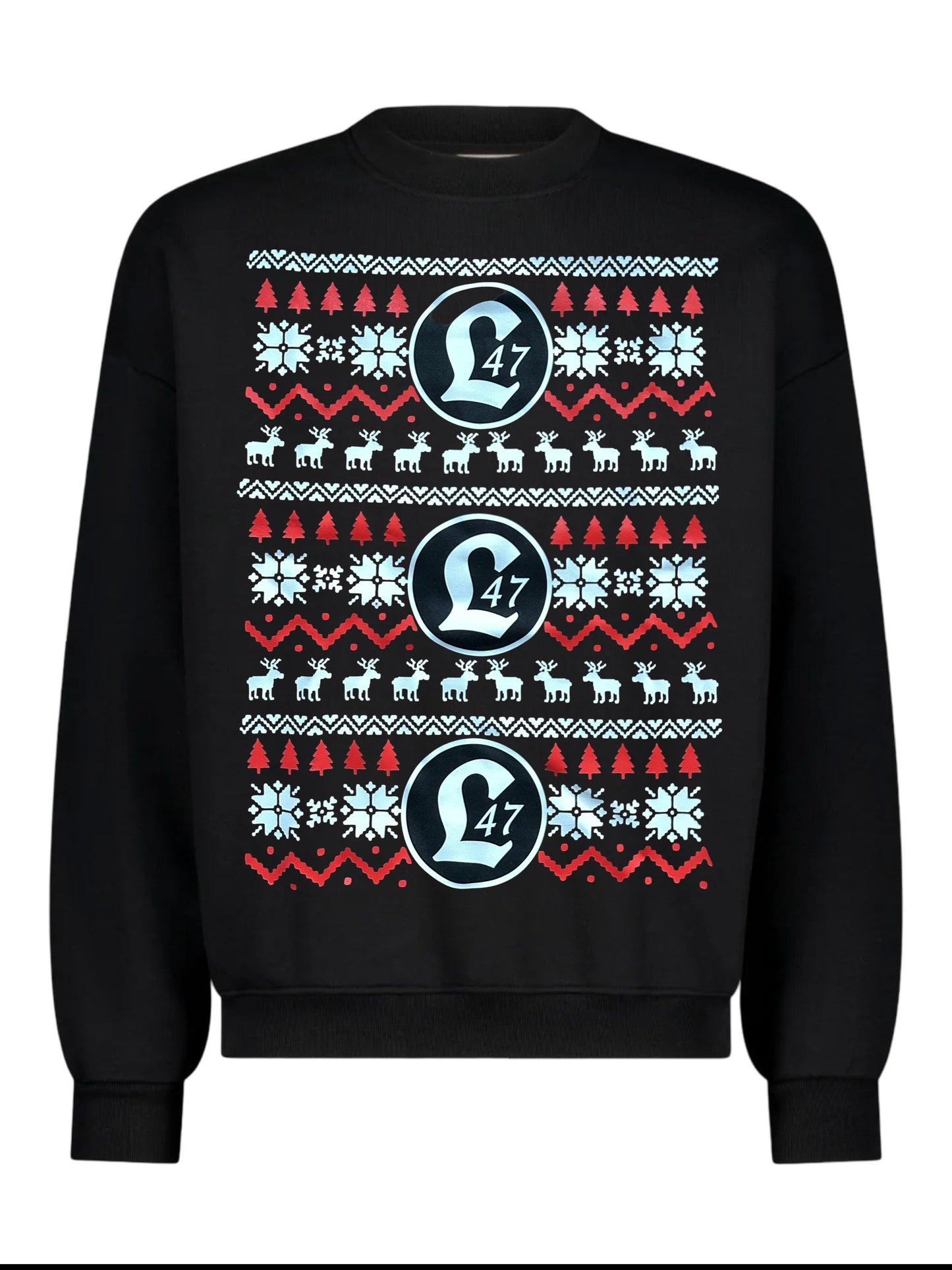 47er XMAS Pullover schwarz