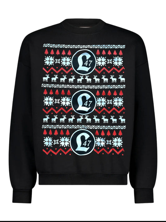 47er XMAS Pullover schwarz