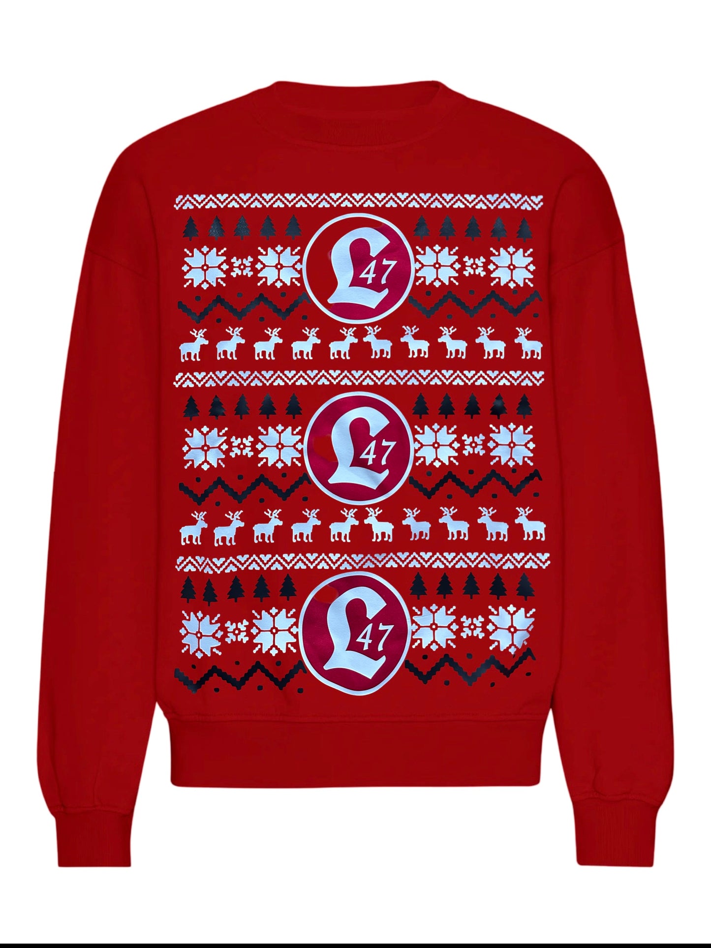 47er XMAS Pullover rot