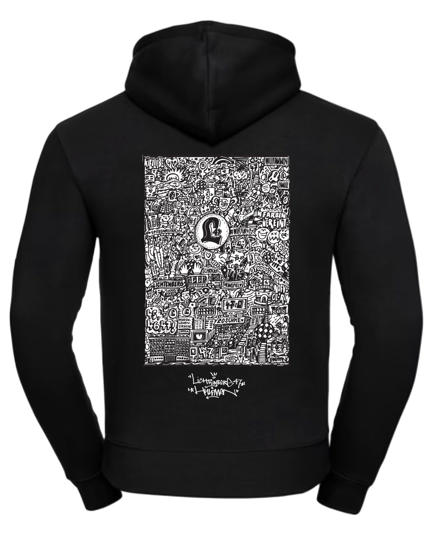 47 x Hülpman Hoody schwarz