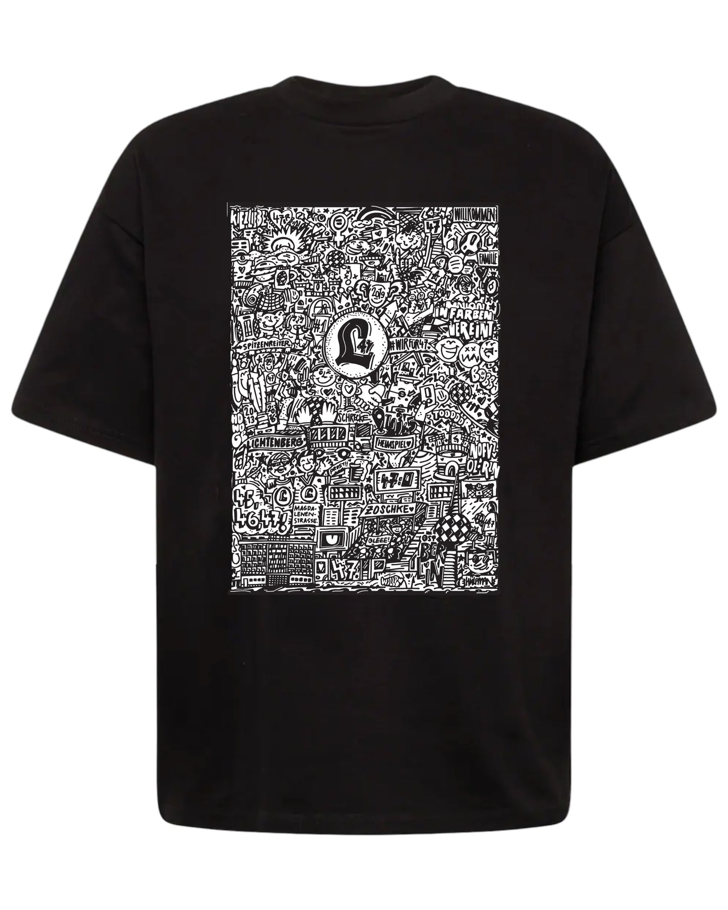 47 X HÜLPMAN Shirt schwarz
