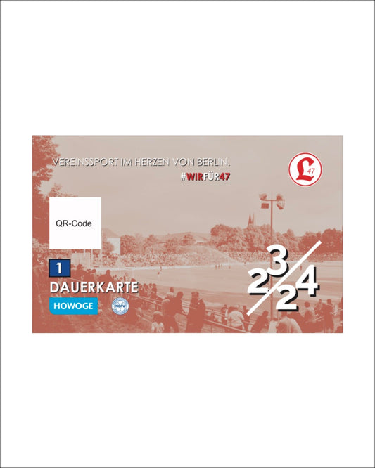 Dauerkarte Saison 23/24 (HOWOGE Vollzahler) - Lichtenberg 47