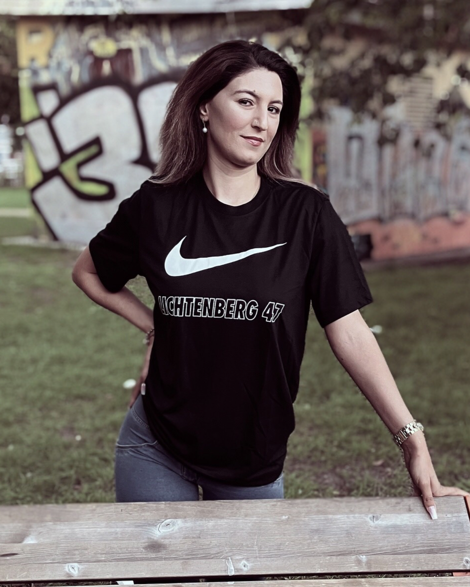 Nike 47er T-Shirt Schwarz - Lichtenberg 47